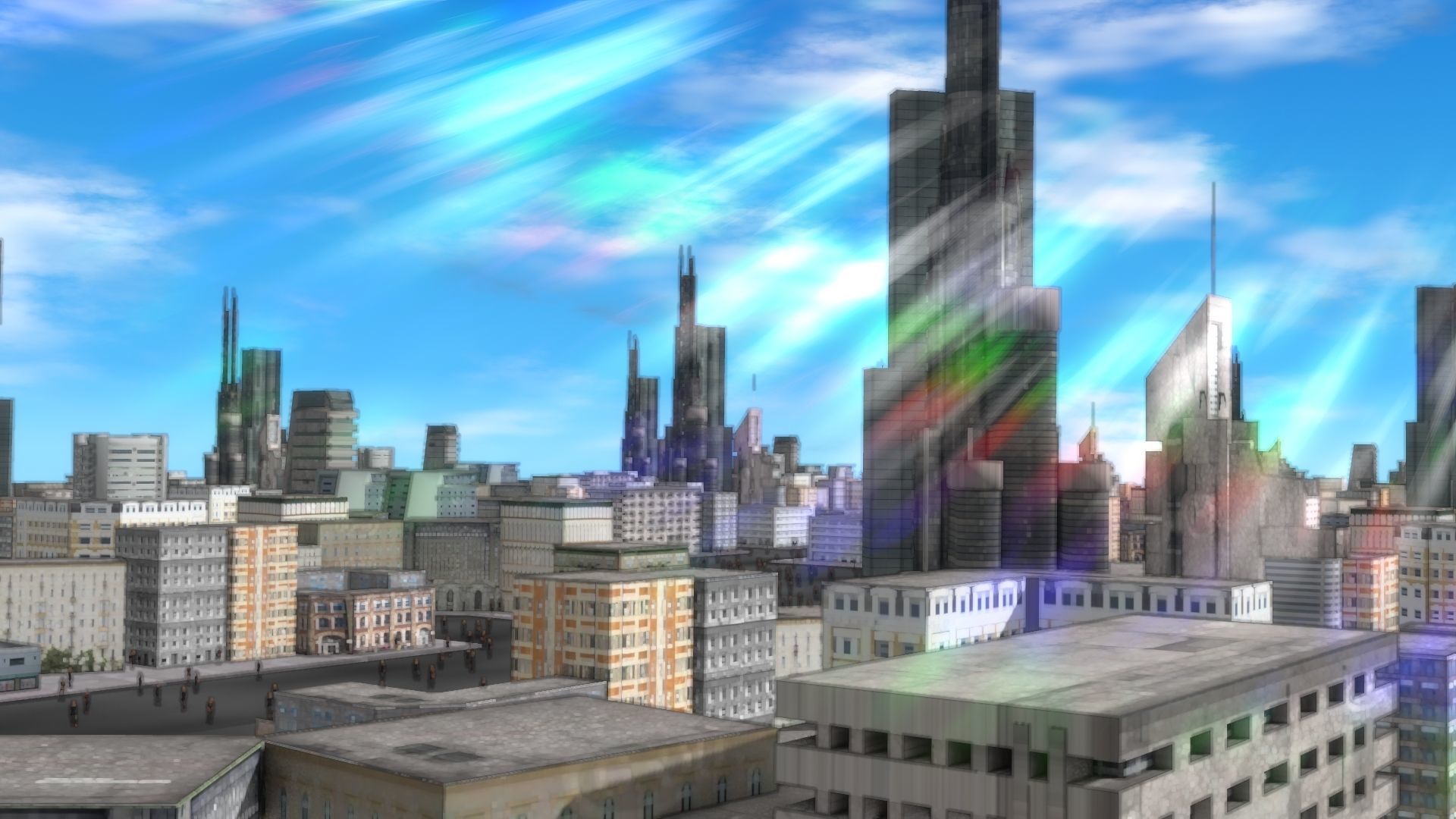 For Anime in Blender - Offscreen Sun Glare 3D model_12