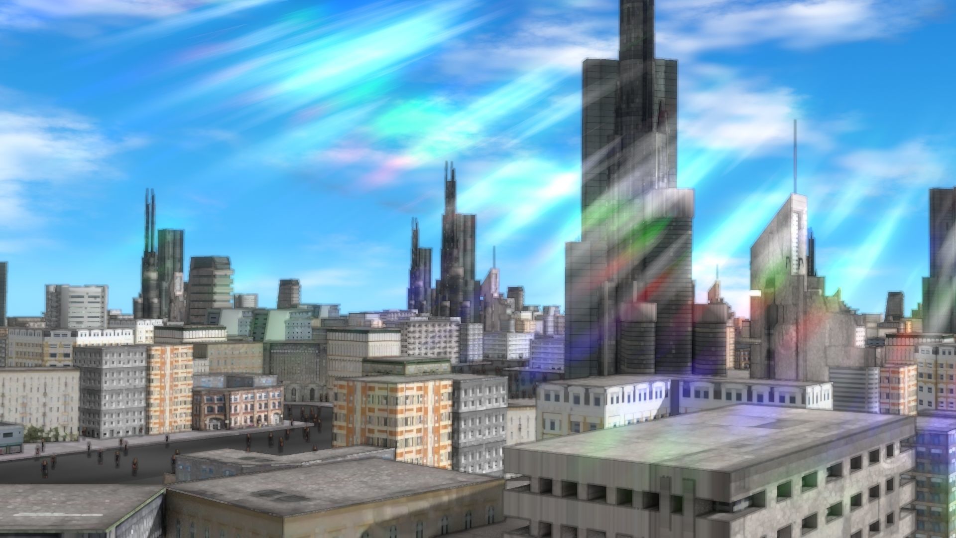 For Anime in Blender - Offscreen Sun Glare 3D model_19