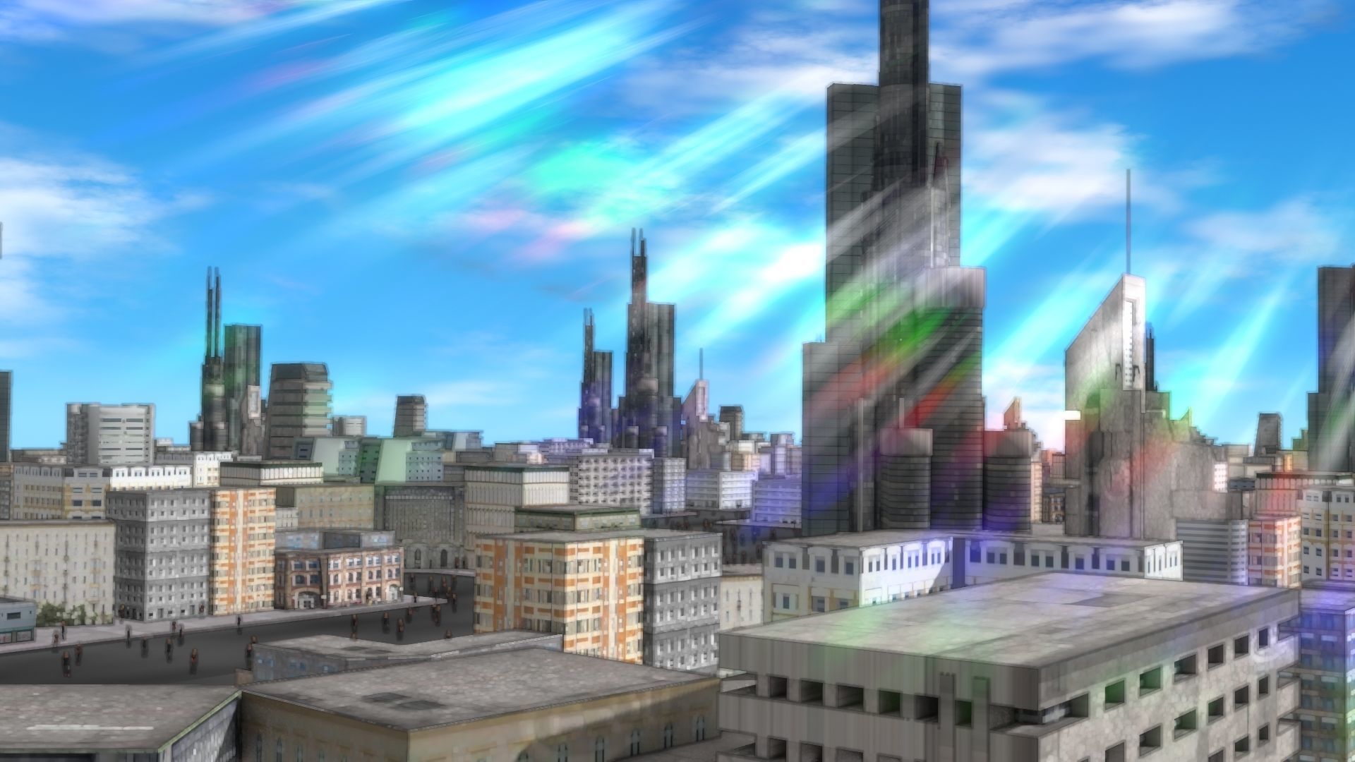 For Anime in Blender - Offscreen Sun Glare 3D model_15