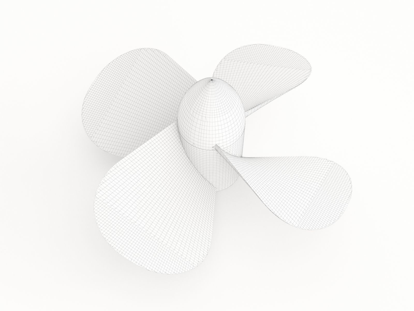 Marine propeller 05 3D model_1