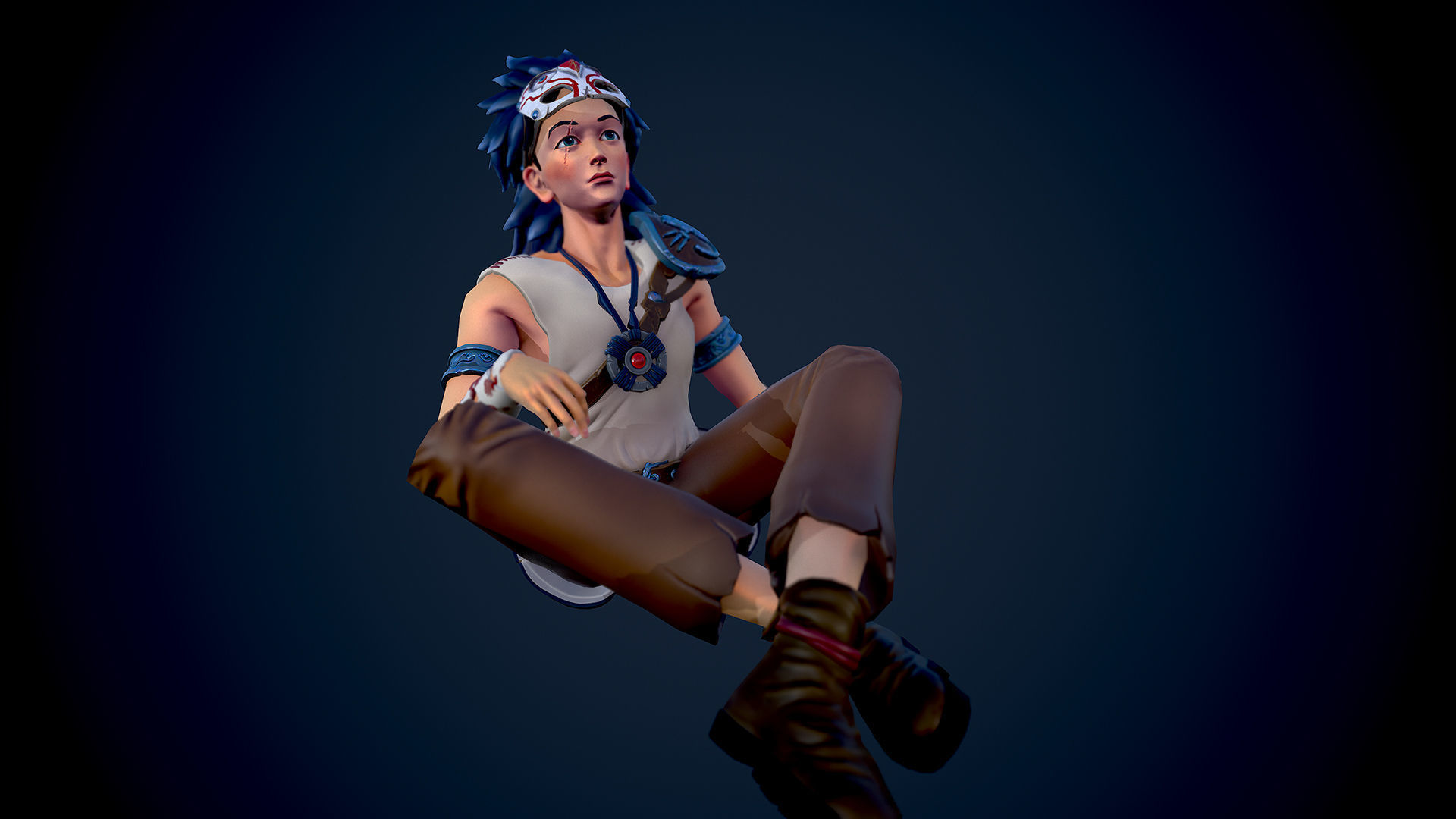 UmitBoy Character Low-poly 3D model Low-poly 3D model_7