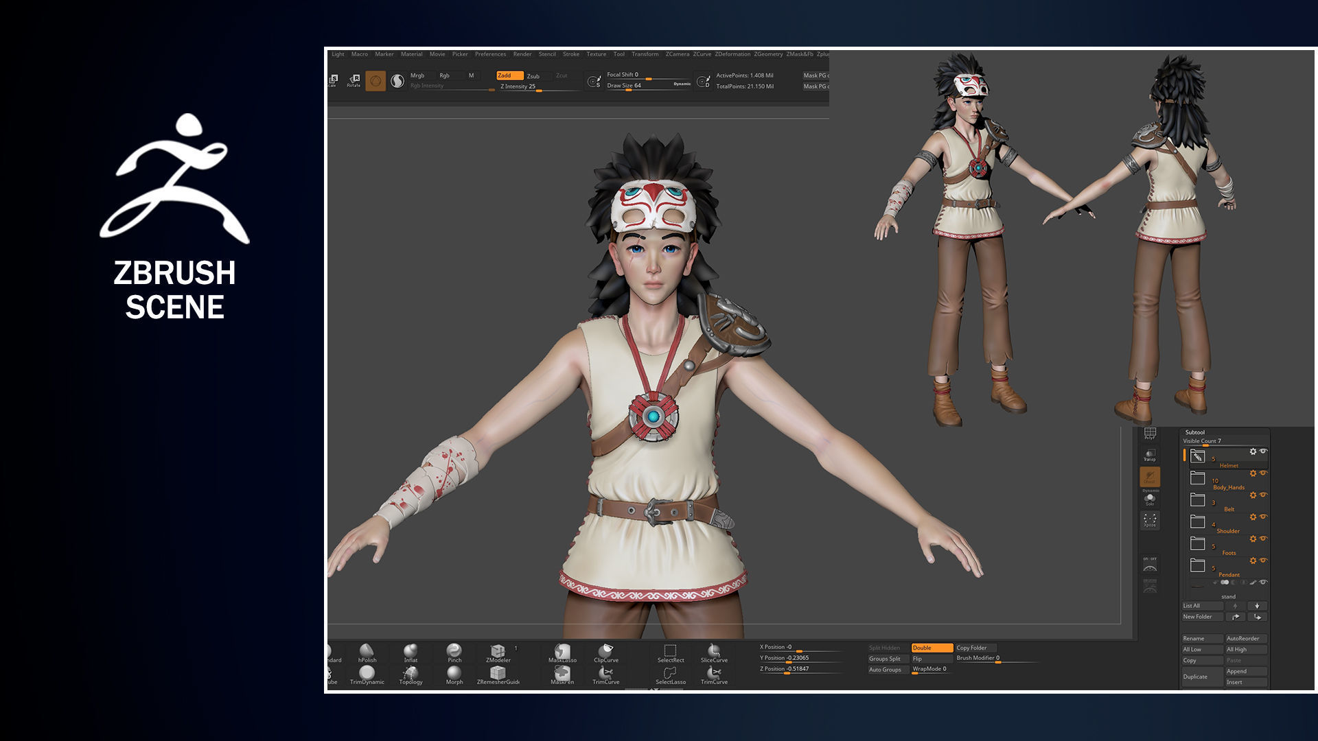 UmitBoy Character Low-poly 3D model Low-poly 3D model_2