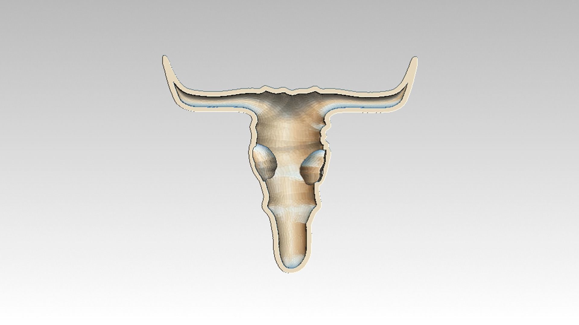 Toro pendant  3D print model_3