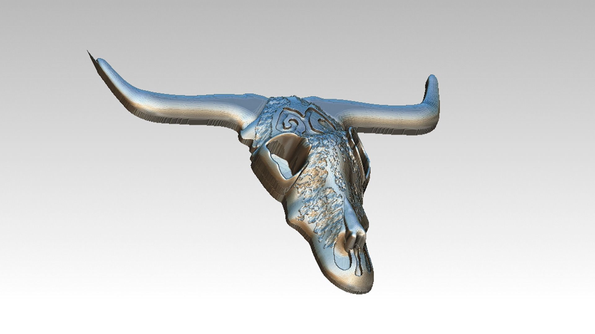 Toro pendant  3D print model_4