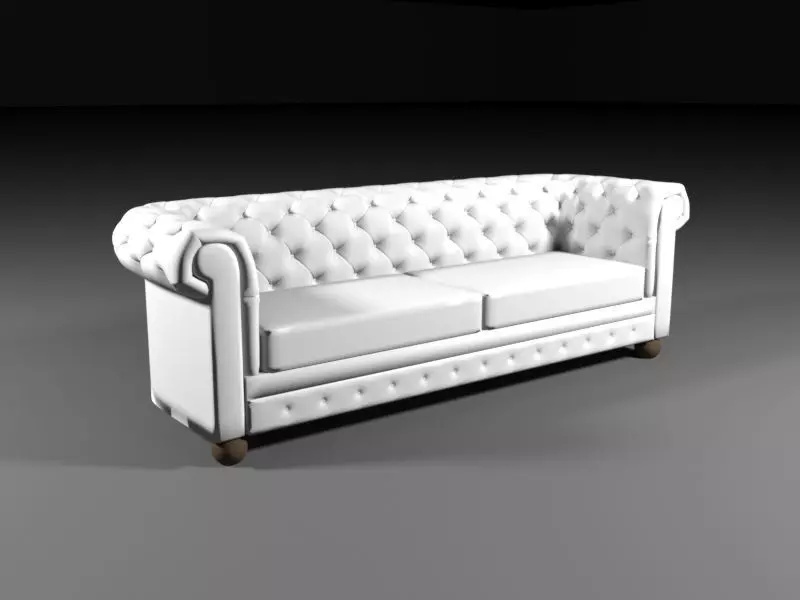 Chester Sofa Free 3D model_0
