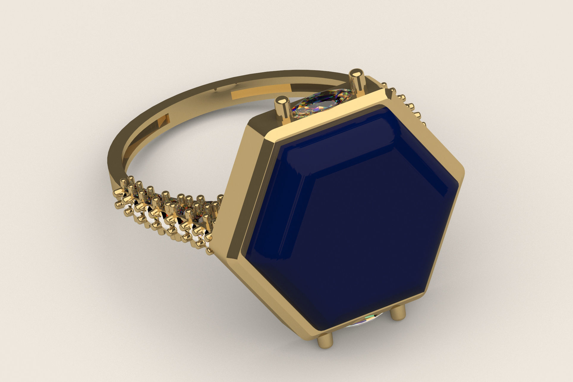 Ring R 105 3D print model_1