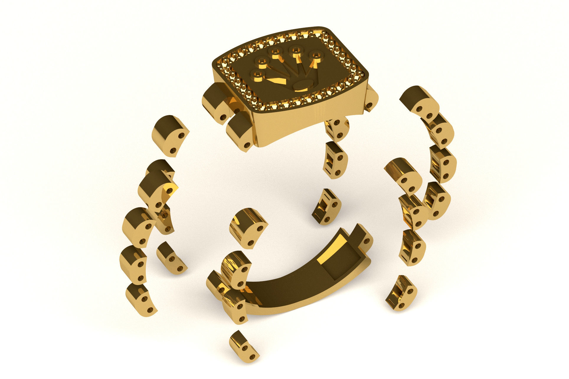 Ring R 106 3D print model_2