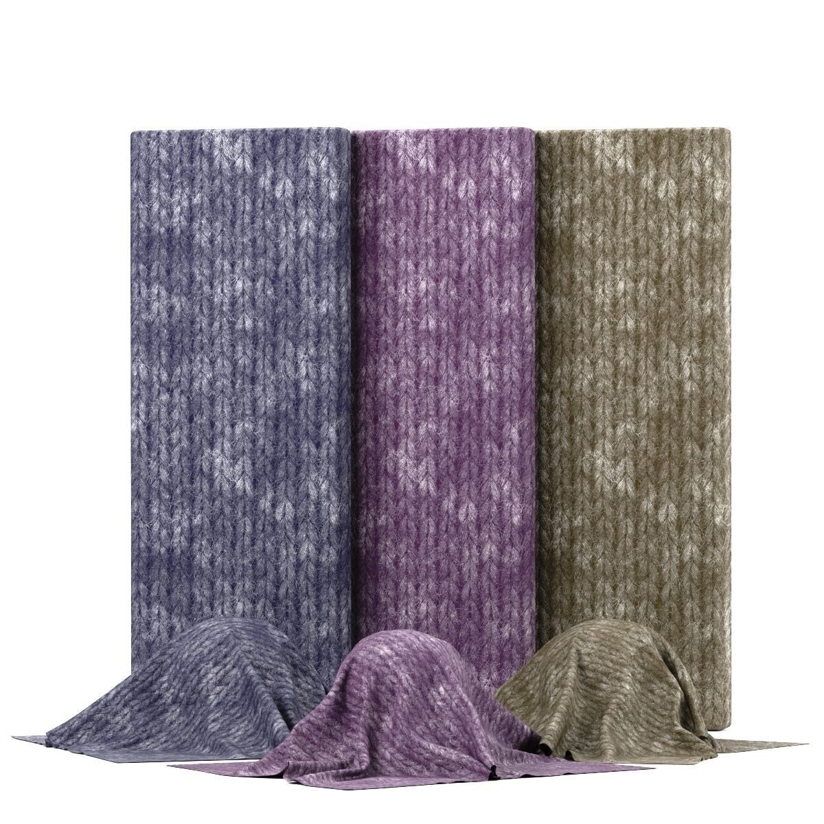 Seamless fabric Texture set 4k  2K Texture_2