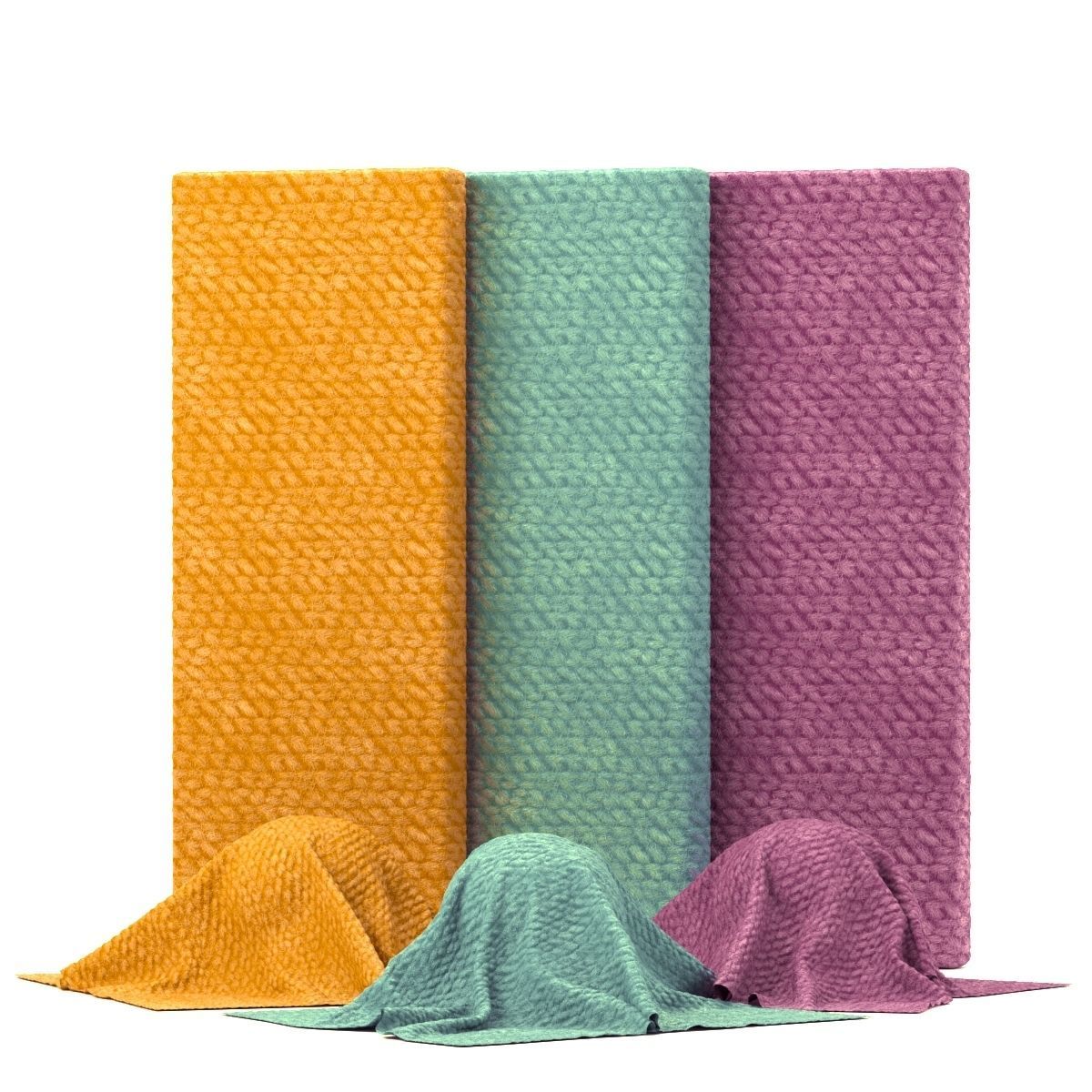 Seamless fabric Texture set 4k  2K Texture_4