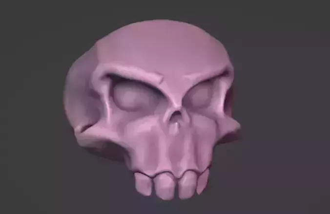 Skull Low-poly 3D model