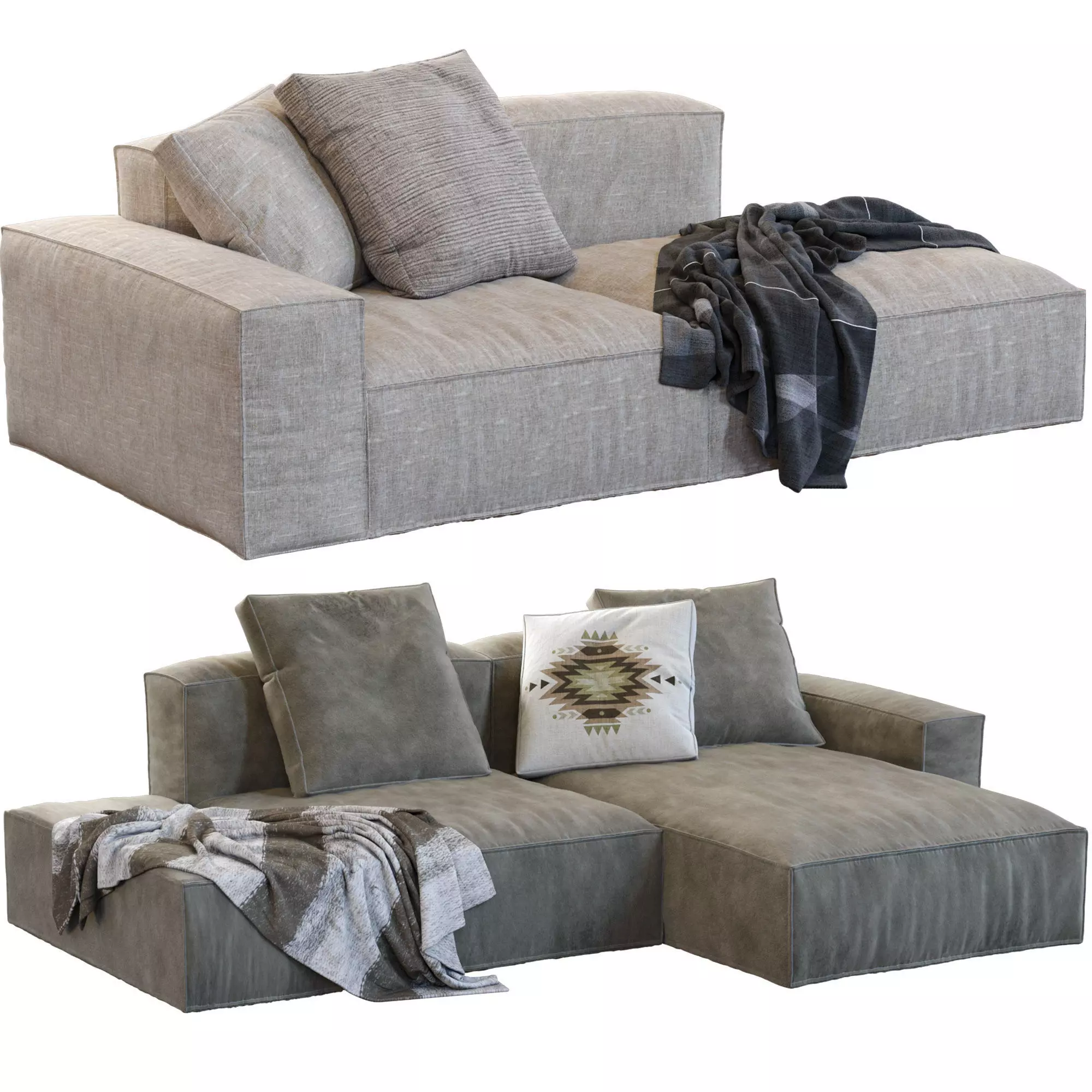 Sofa Boca Navi 3D model