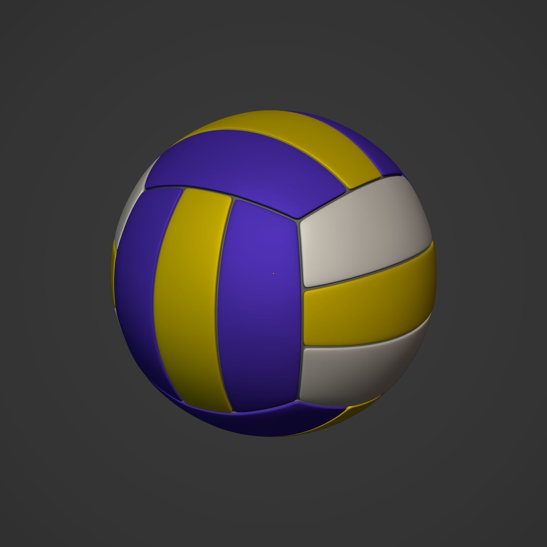 Balls Pack Low-poly 3D model_11