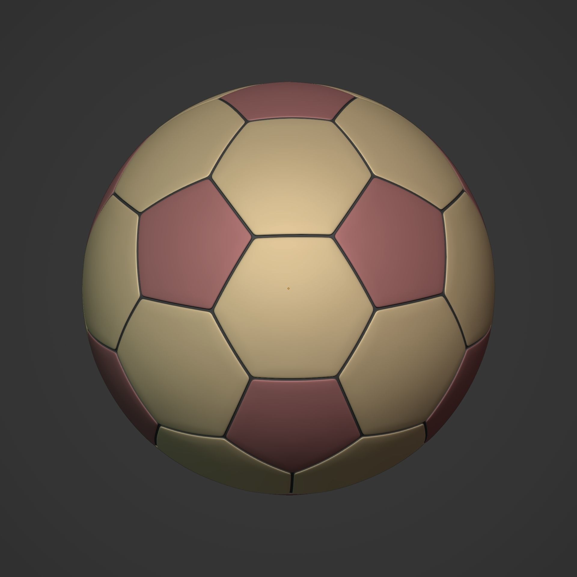 Balls Pack Low-poly 3D model_15