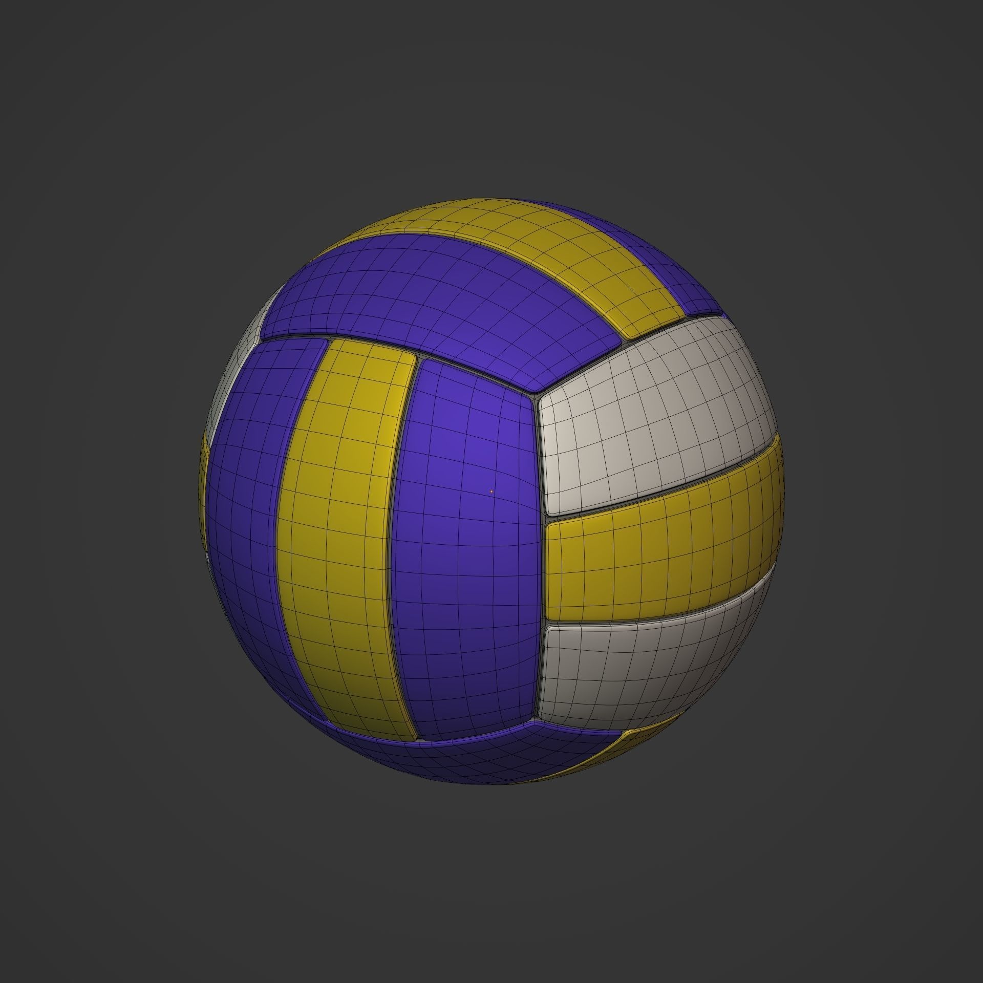 Balls Pack Low-poly 3D model_12