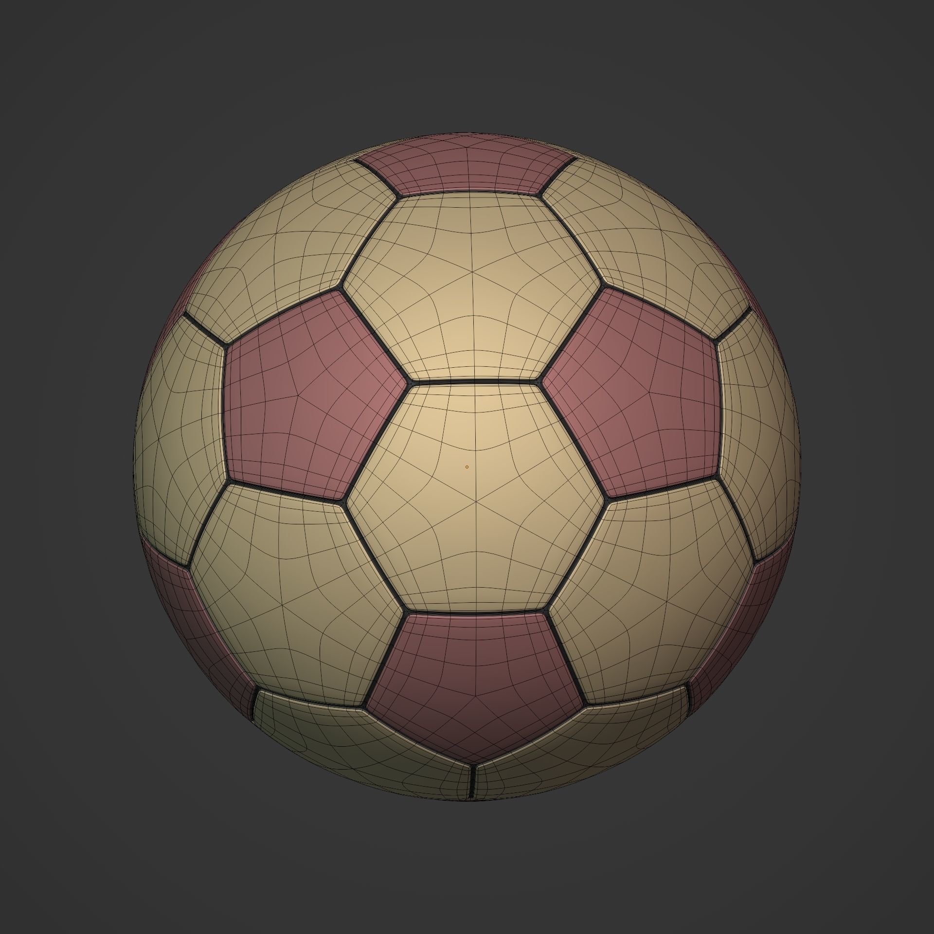 Balls Pack Low-poly 3D model_16