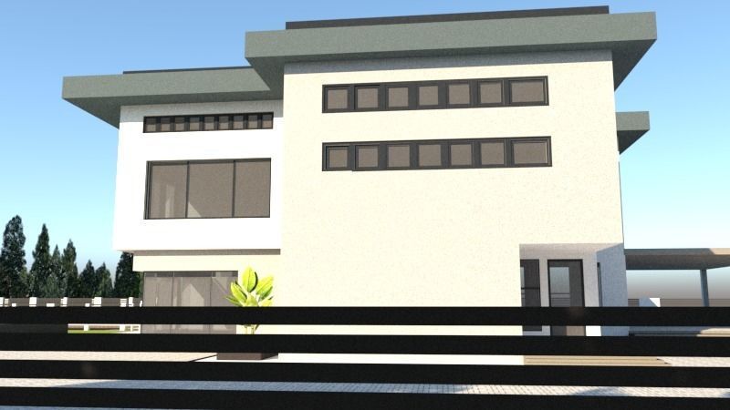 Luxury Mansion 3D model_10