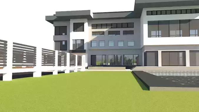 Luxury Mansion 3D model