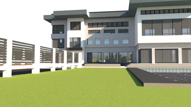 Luxury Mansion 3D model_0