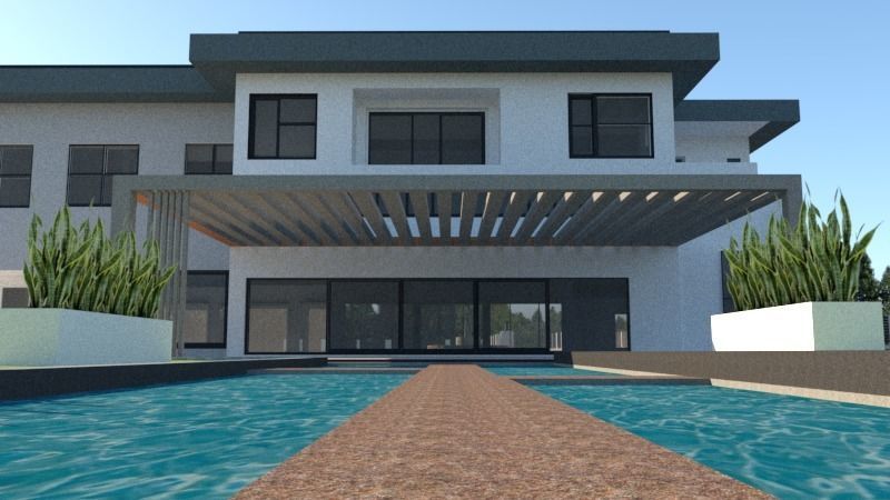 Luxury Mansion 3D model_17