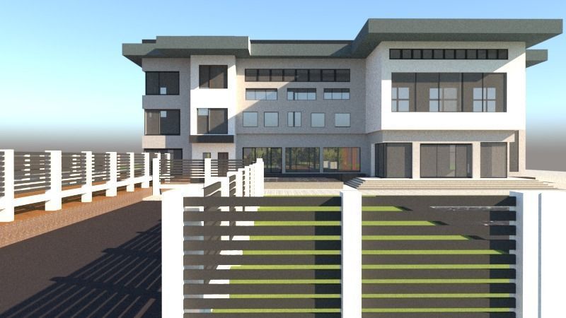 Luxury Mansion 3D model_4