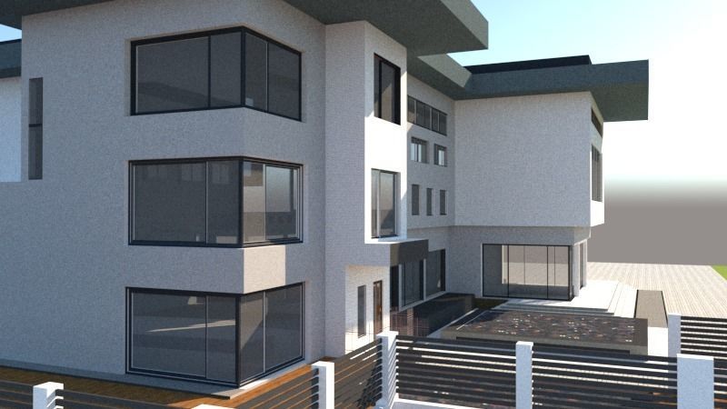 Luxury Mansion 3D model_5