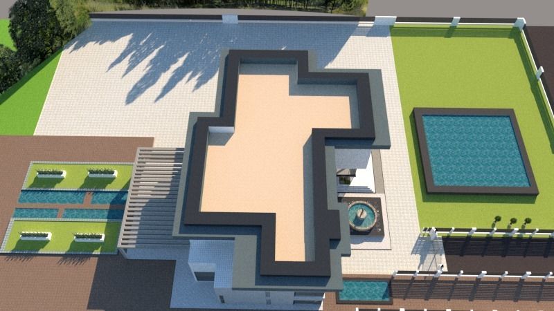 Luxury Mansion 3D model_14