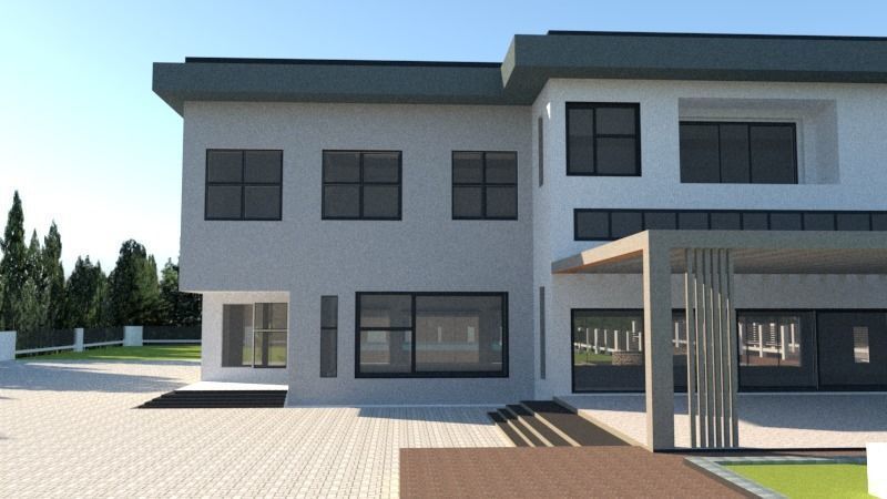 Luxury Mansion 3D model_3