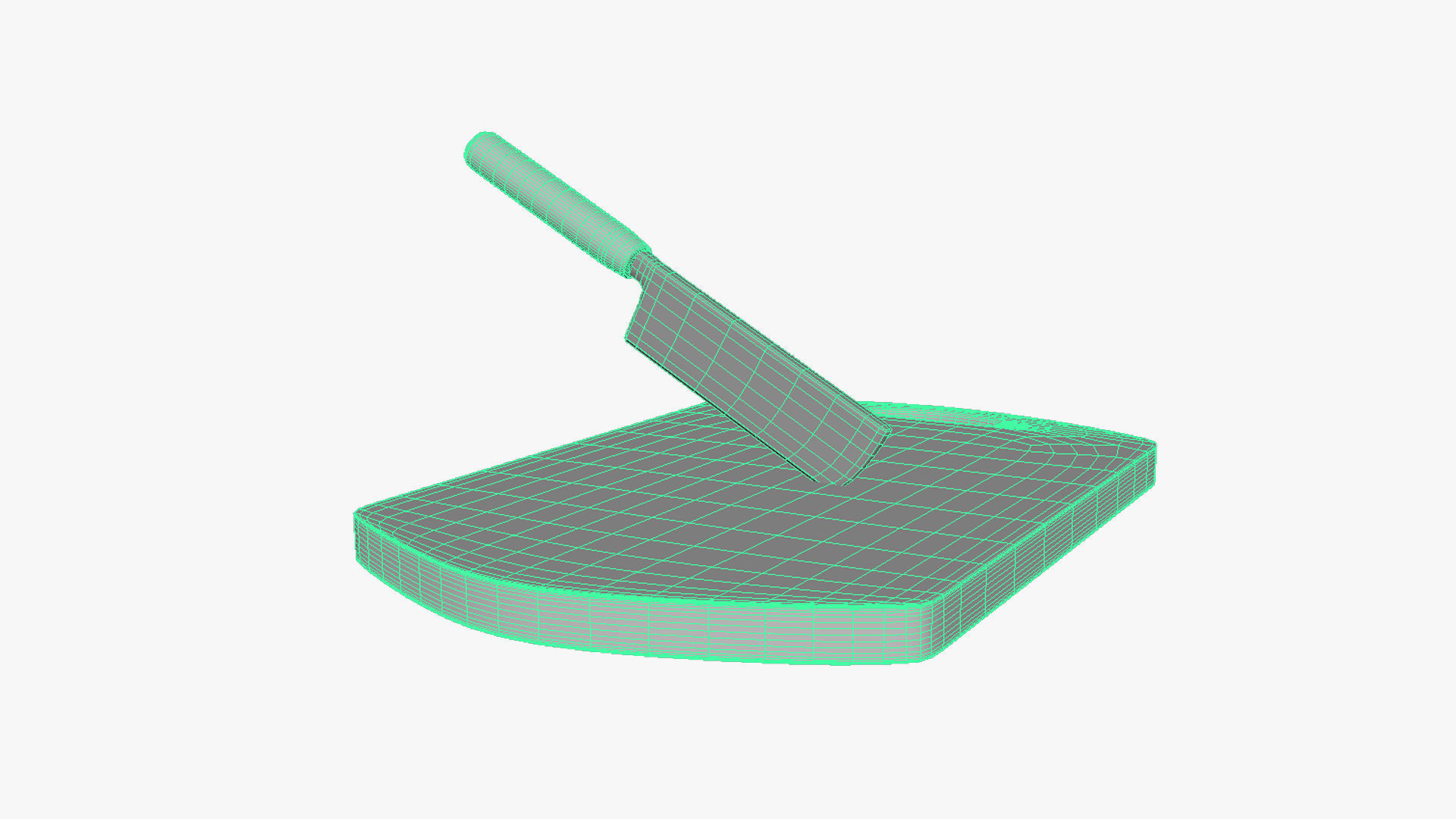 Chefs knife 3D model_6