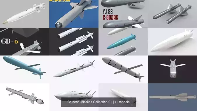 Chinese Missiles Collection 01 