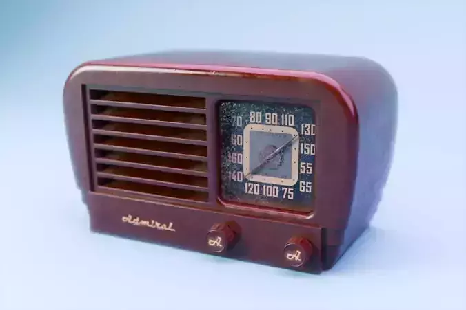Vintage Radio 1940s Free 3D model