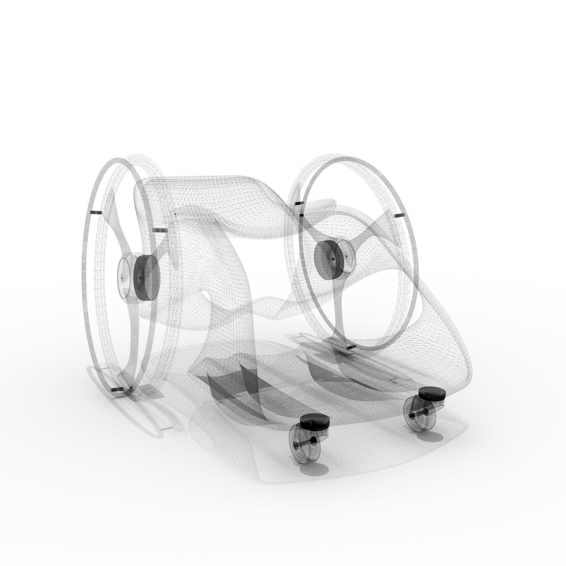 UL-03X Light Wheelchair Concept 3D model_2