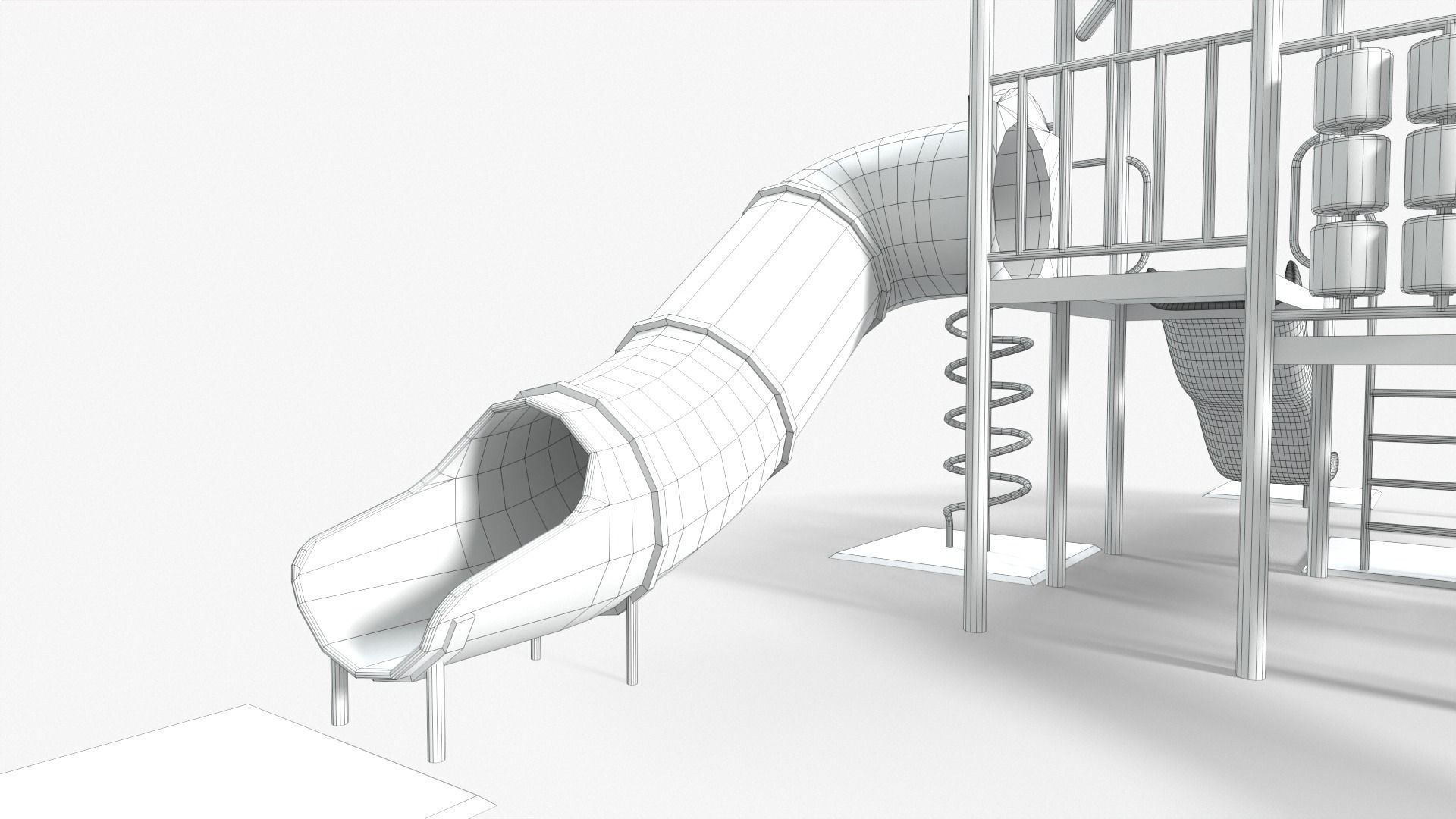 Playground House Low-poly 3D model_17