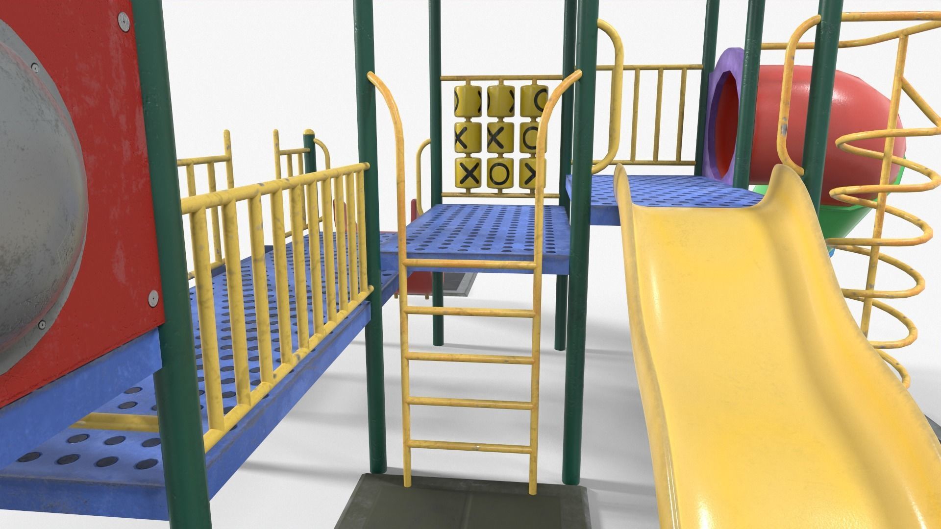 Playground House Low-poly 3D model_8