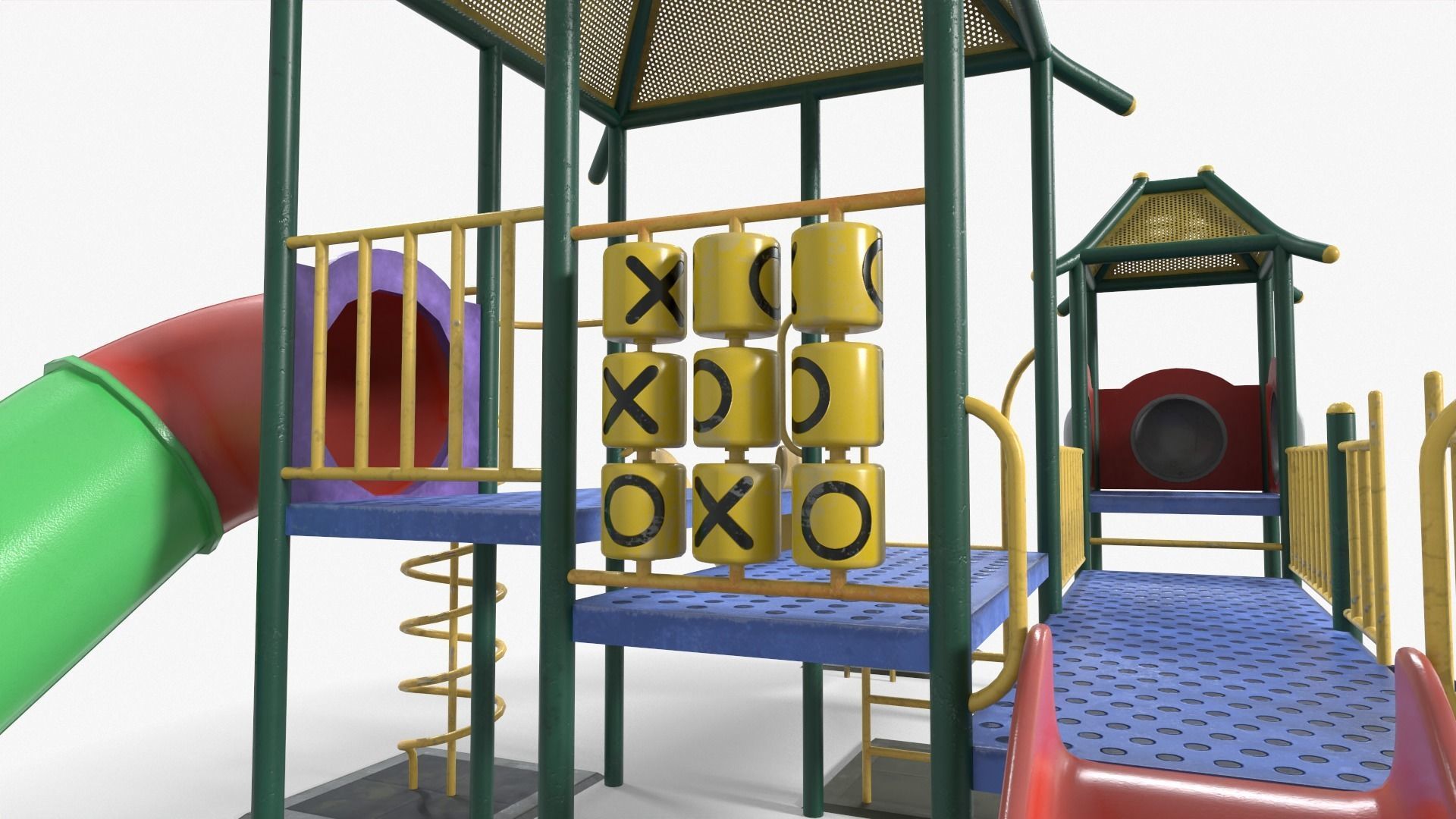 Playground House Low-poly 3D model_6