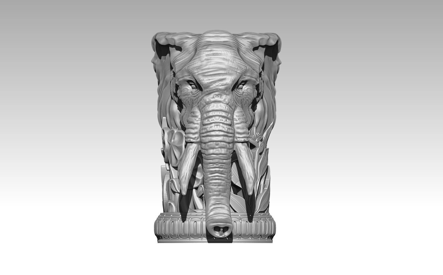 Rook Castle Elephant Chess 3D print model_1