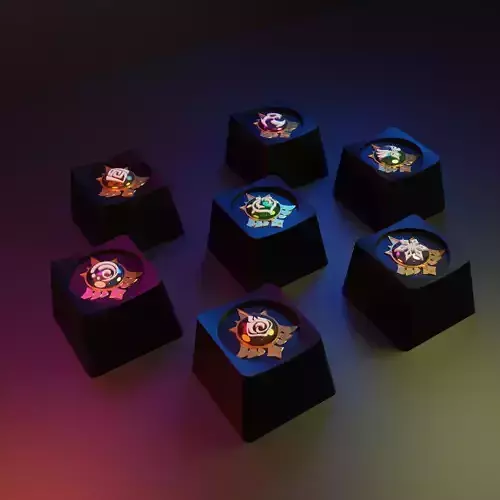3D print ready Genshin Impact Keycaps