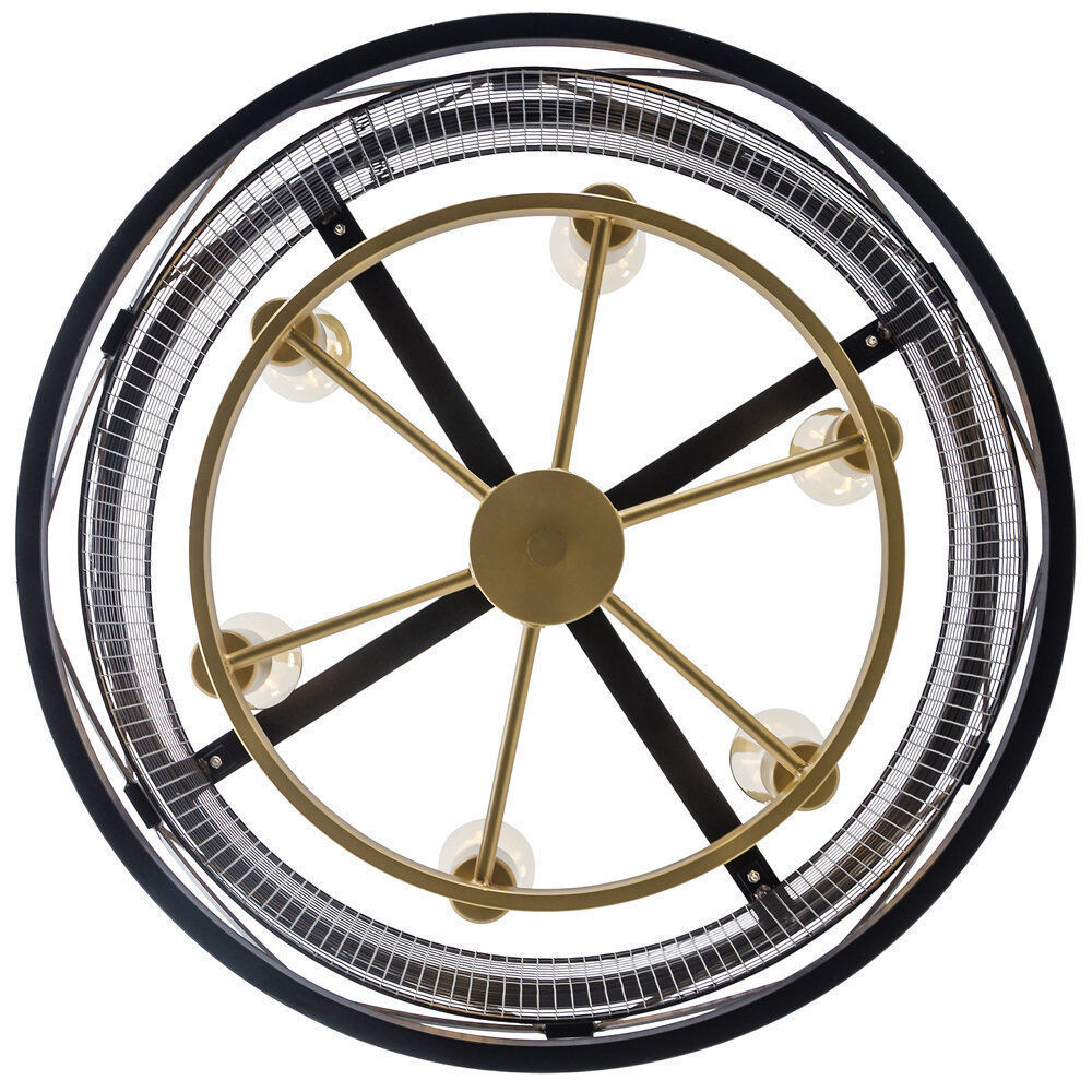 Crase Light Unique  Statement Drum Chandelier 3D model_10