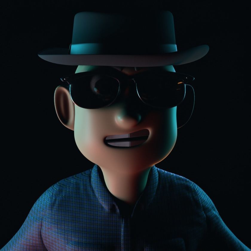 NFT Creator Low-poly 3D model_11