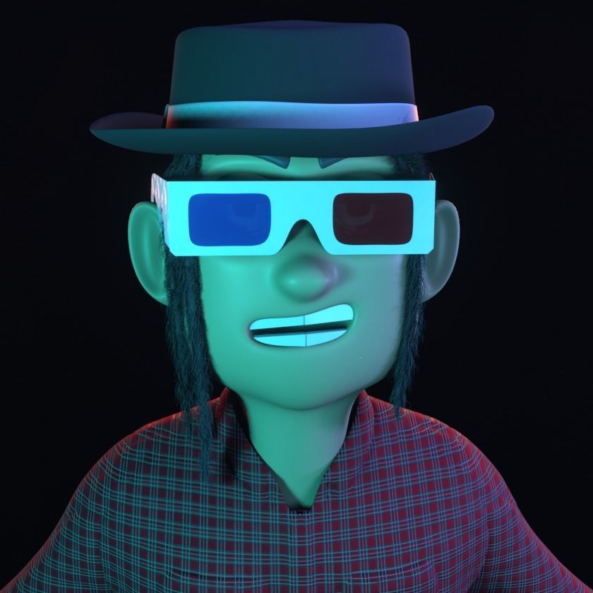 NFT Creator Low-poly 3D model_12