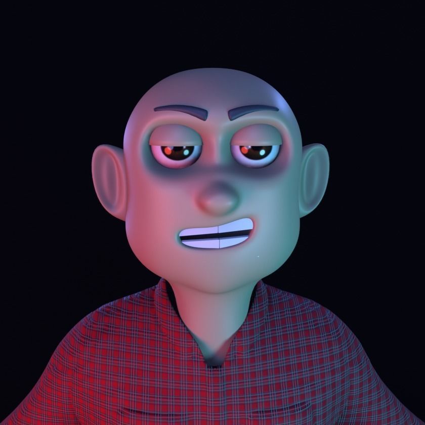 NFT Creator Low-poly 3D model_9