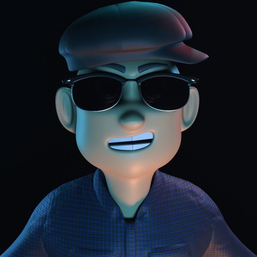 NFT Creator Low-poly 3D model_8