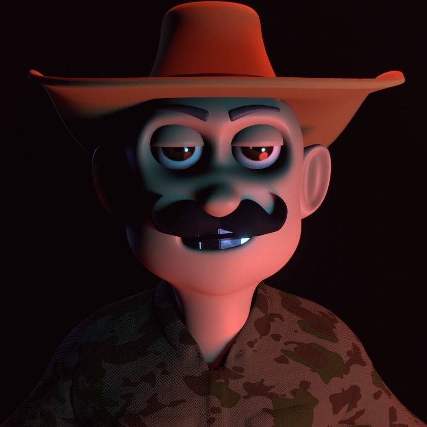 NFT Creator Low-poly 3D model_10