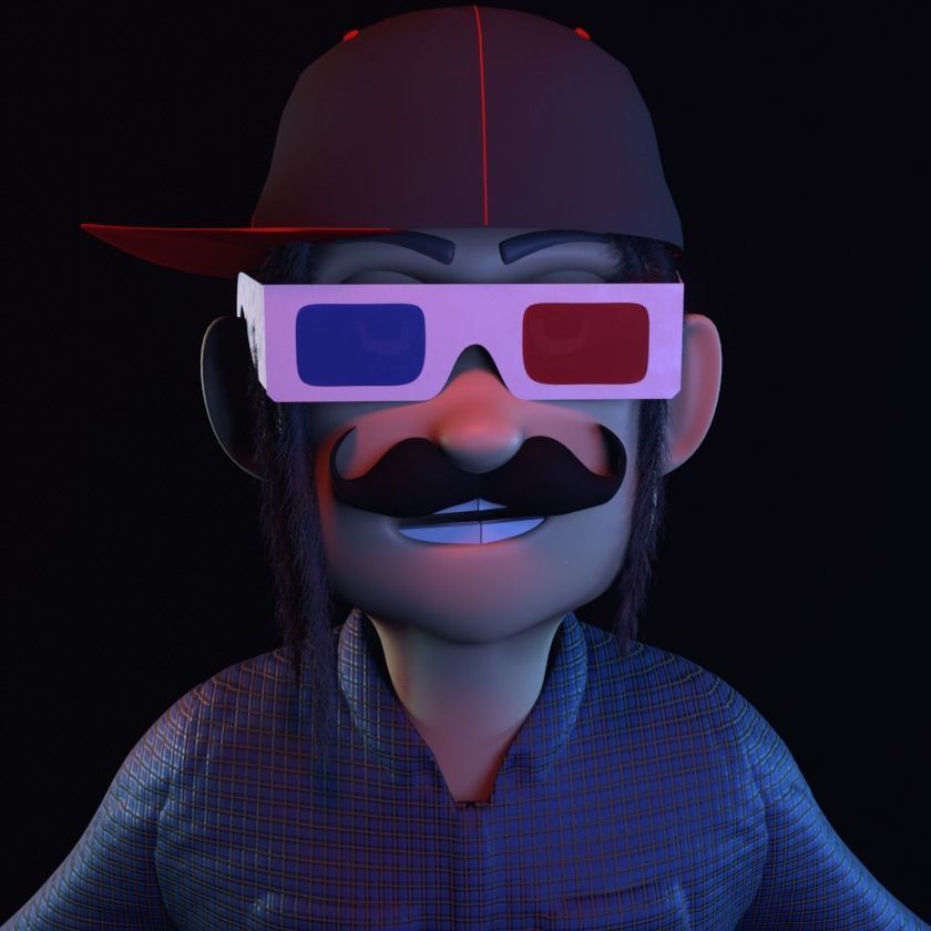 NFT Creator Low-poly 3D model_15