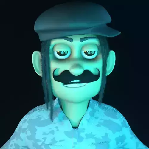 NFT Creator Low-poly 3D model