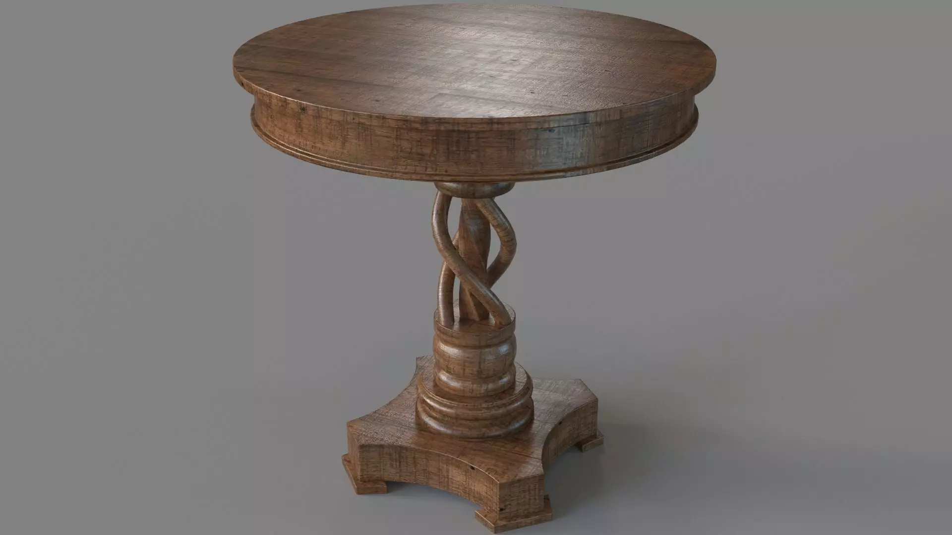 Bella 30 inch Round Table 3D model_0