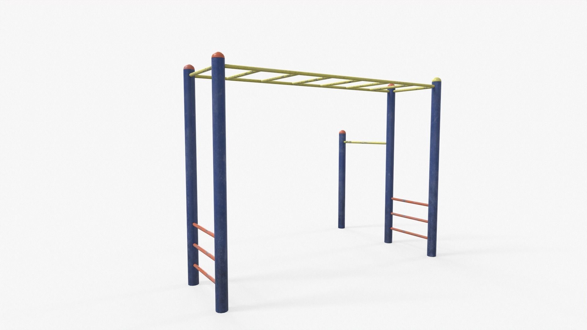 Monkey Bar Free low-poly 3D model_2