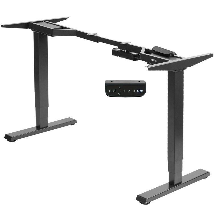 Electric Standing Height Adjustable Desk Frame 3D model_2