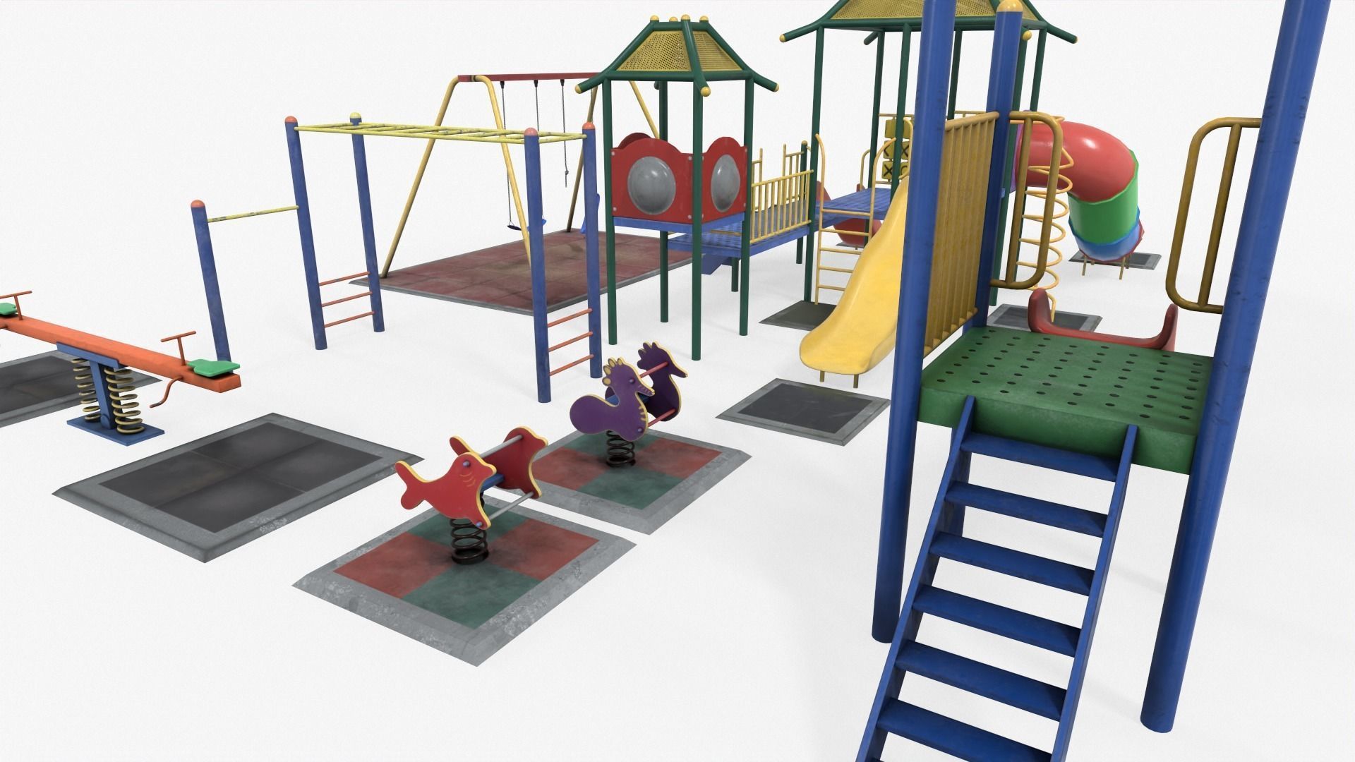 Playground Full Pack 3D Model Collection_11