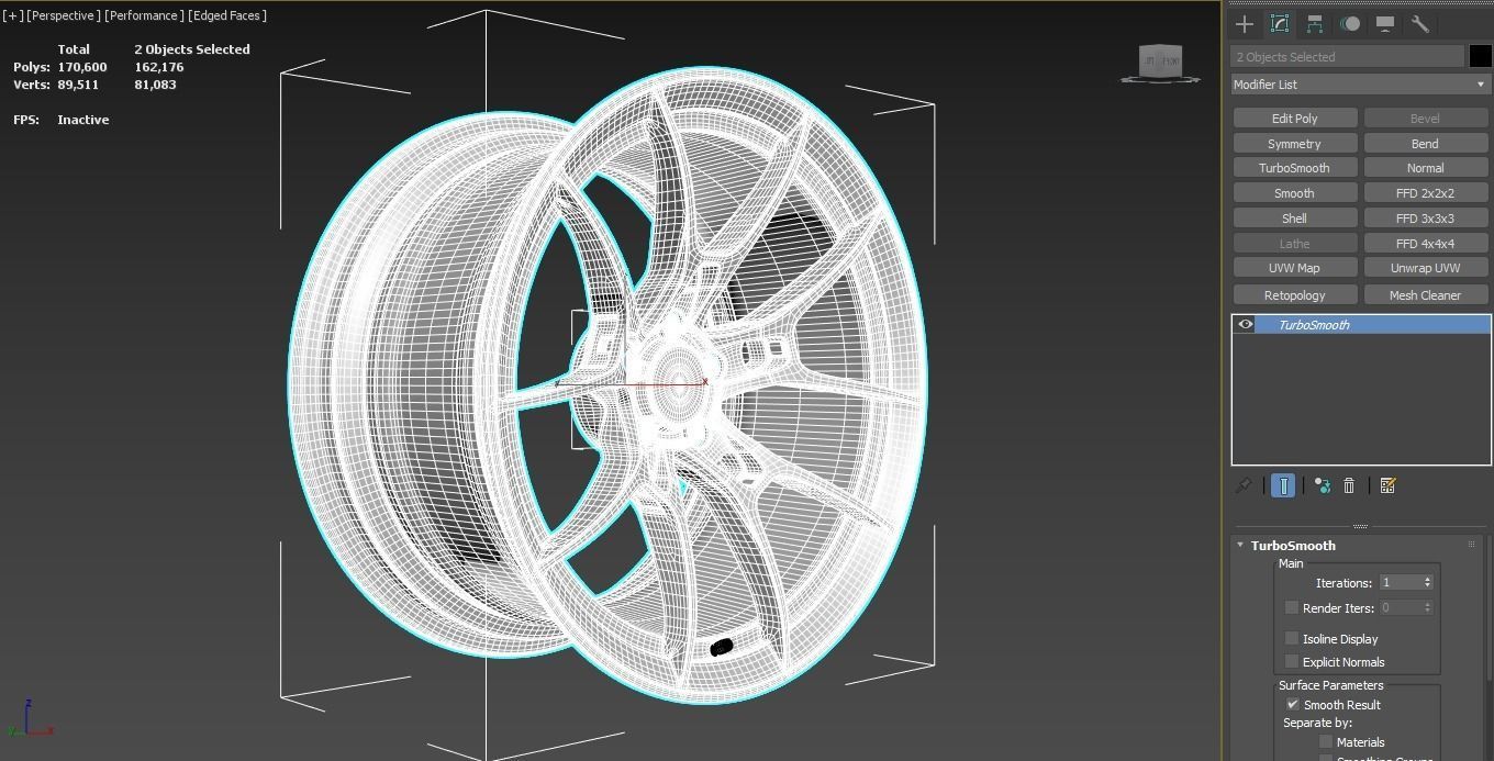 RAYS VOLK RACING G025 Low-poly 3D model_14