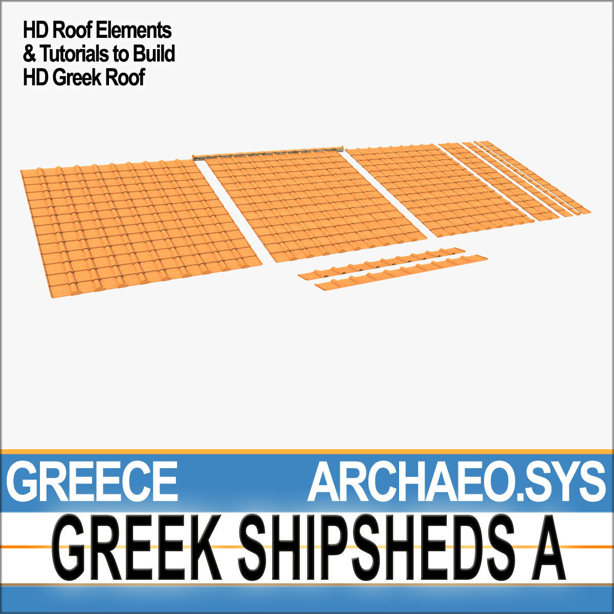 Greek Shipsheds A 3D model_8